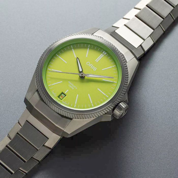 Oris Kermit Edition produktbilde med grønn urskive