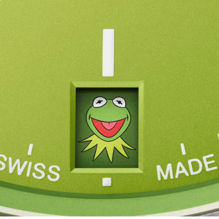 Oris Kermit klokkedetaljer
