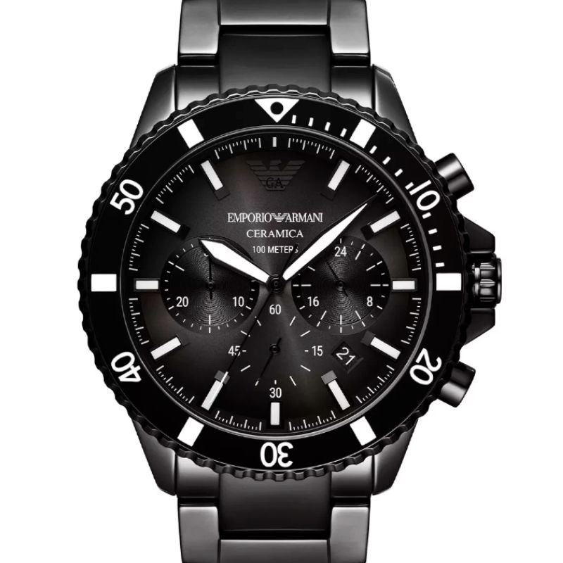 Emporio Armani Diver Ceramic forfra