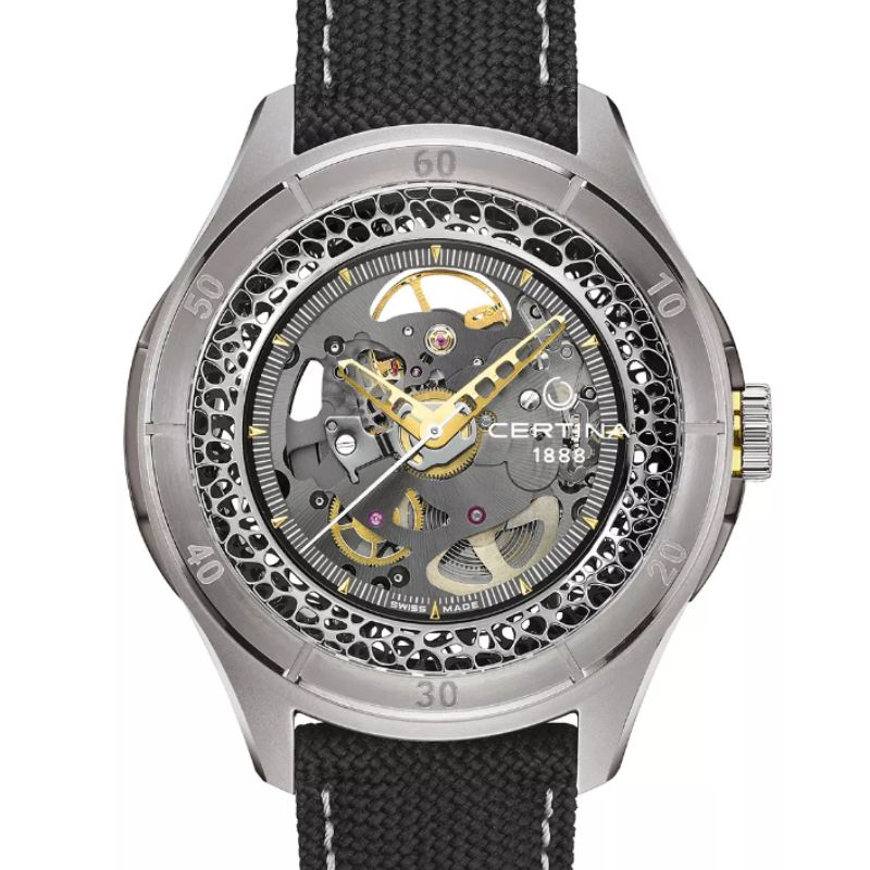 Certina DS Skeleton front