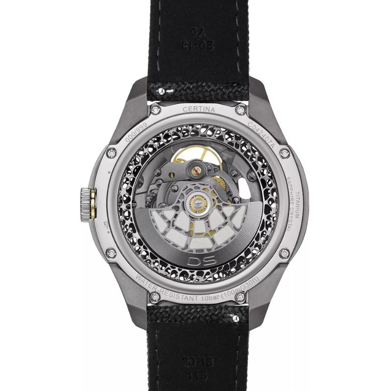 Certina DS Skeleton baksiden
