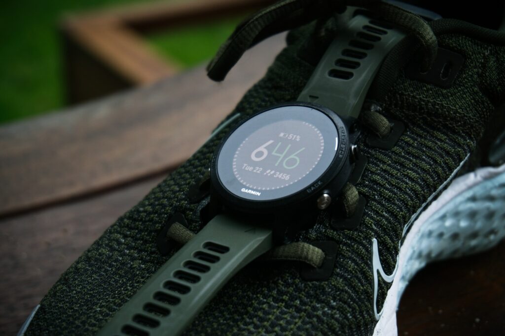 Garmin sort klokke